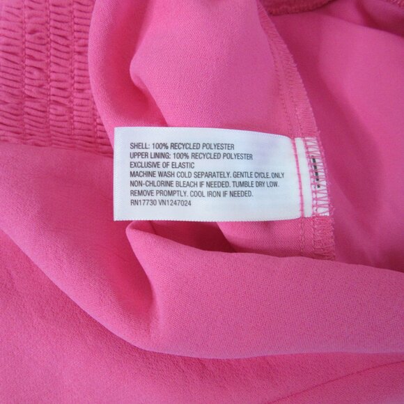 a new day Jumpsuit Strapless Hot Pink Crepe Pantsuit Size XXL NWOT - Picture 6 of 12